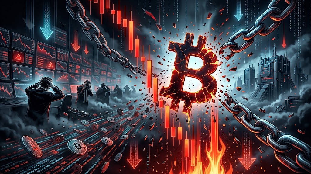 Bitcoin Liquidations Hit 1.1 Billion Dollars as Price Drops Below Key Support